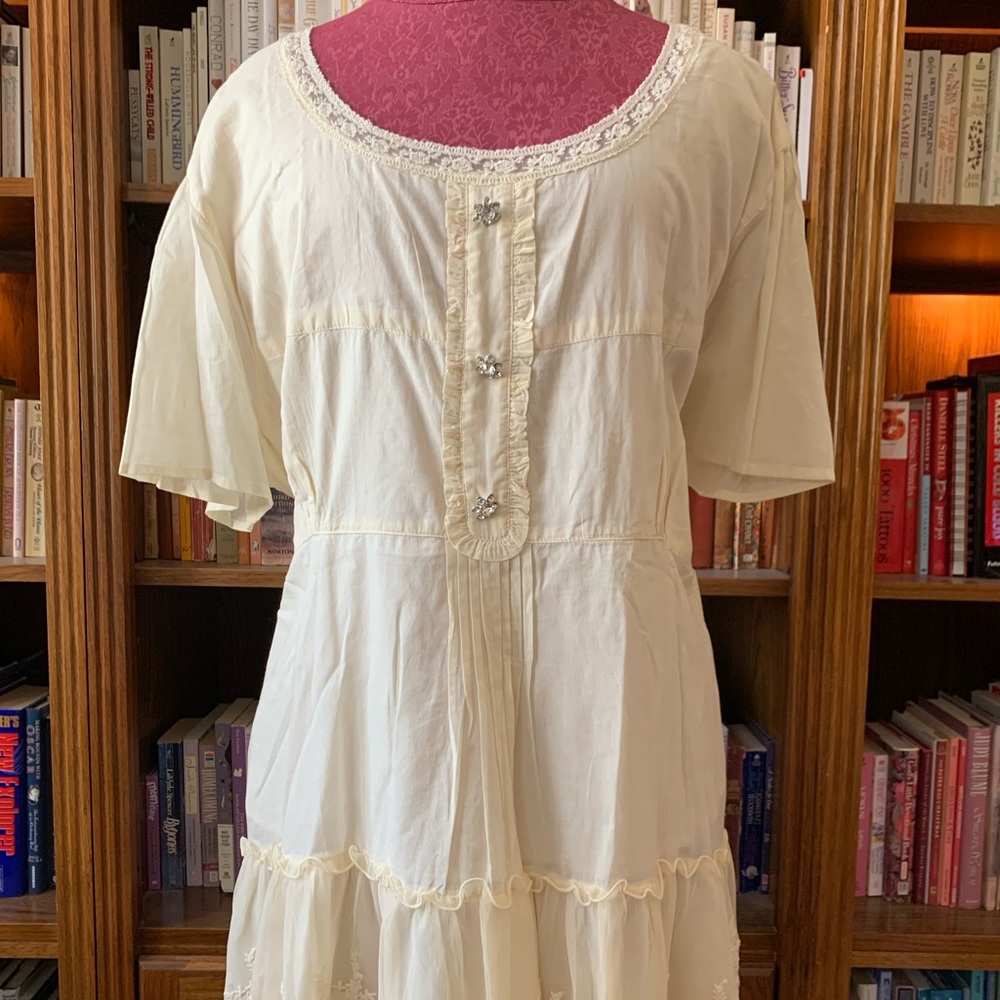 Lush Ivory Lace Tunic 2x By Northstyle